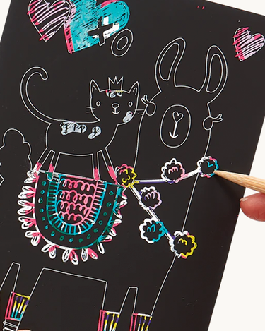 Scratch and Scribble Mini Kit 'Funtastic Friends'