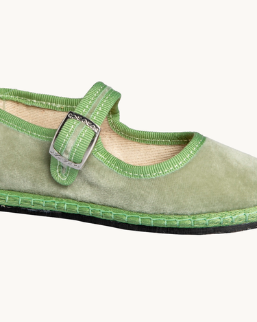 Velvet Shoes Sage