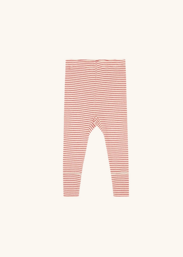 Judd Baby Leggings Rød & Creme