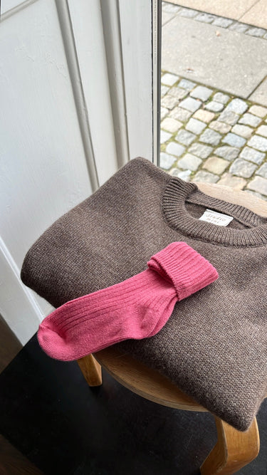 Ribbed Socks Berry