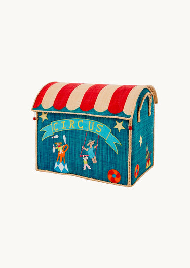 Stor Raffia Kurv 'Cirkus'