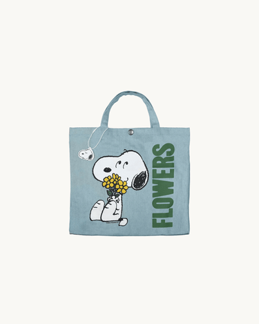 Peanuts Snoopy Flowers Market Tote