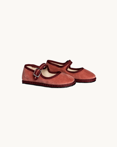 Velvet Shoes Pink