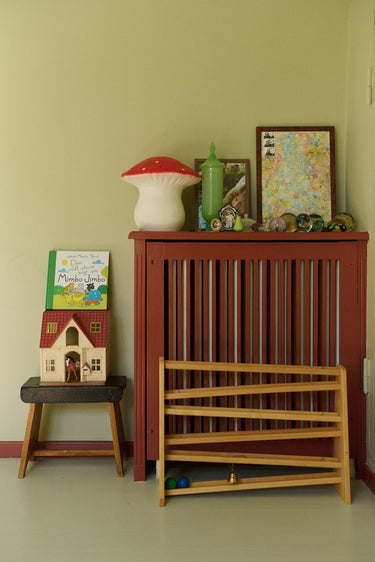 Large Mushroom Lamp Red