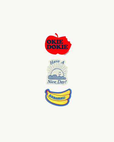 Vinyl Stickers Set of 3